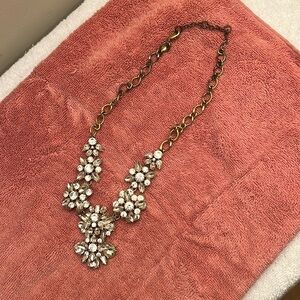 J. Crew Faux Crystal Statement Necklace